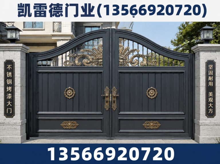 婺城区镁合金智能大门展示图